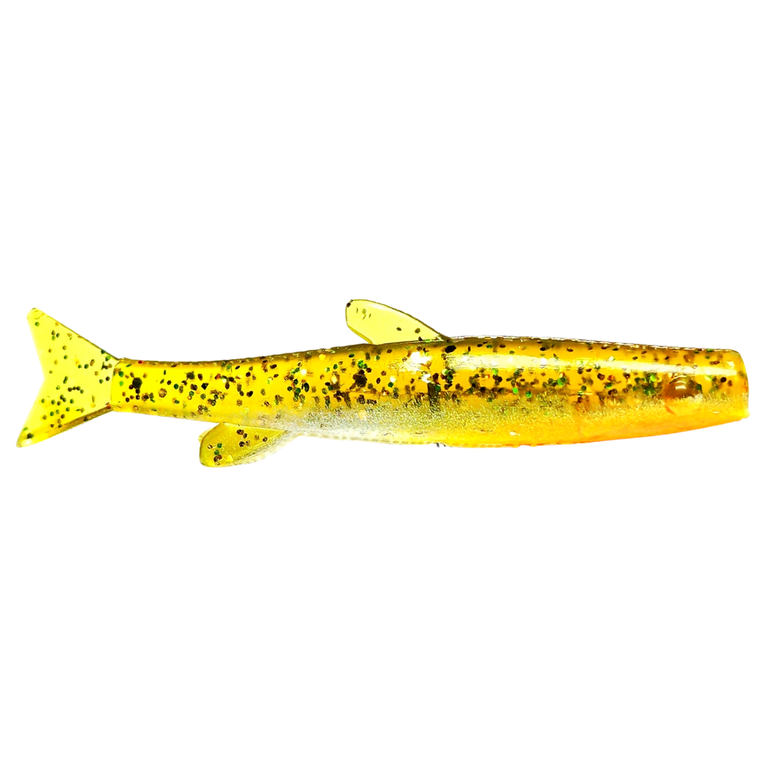 Ruthless Orka Small Fish Jigi 5cm G sivulta, pää oikealla