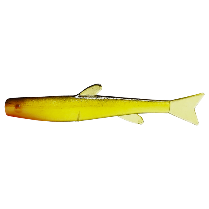 Ruthless Orka Small Fish Jigi 5cm YB sivulta, pää vasemmalla
