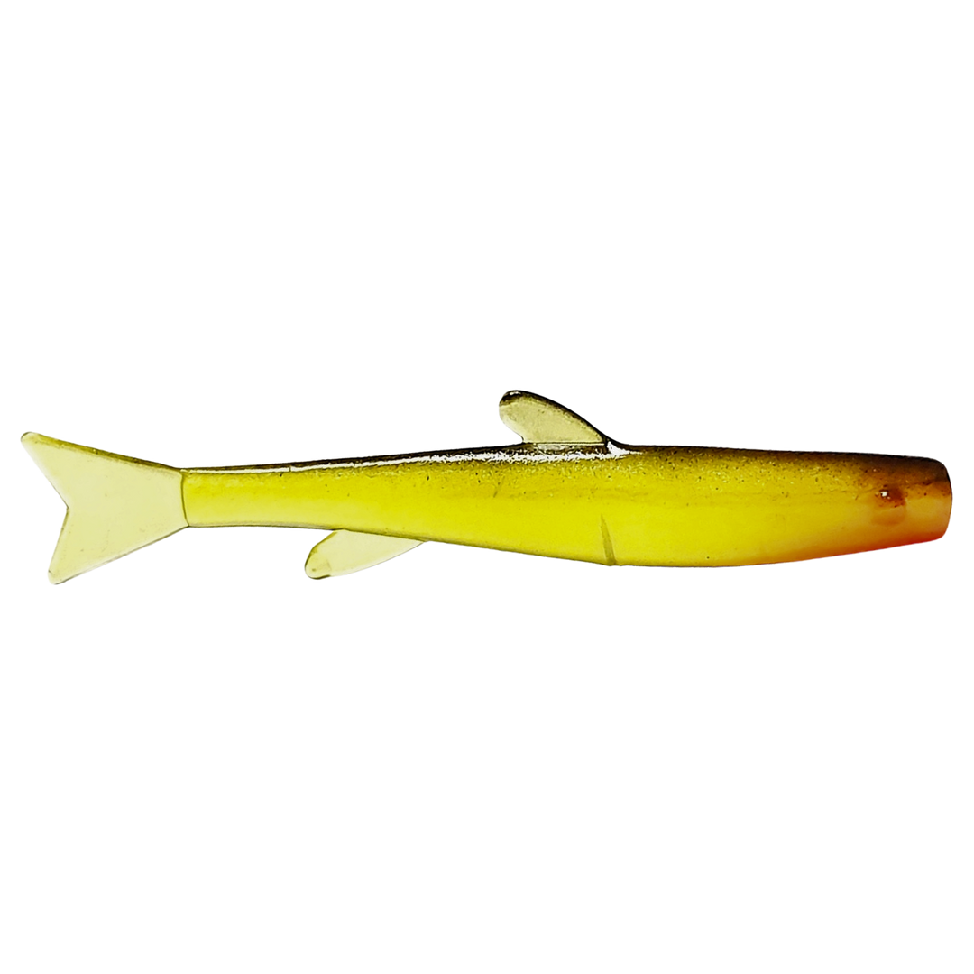 Ruthless Orka Small Fish Jigi 5cm YB sivulta, pää oikealla