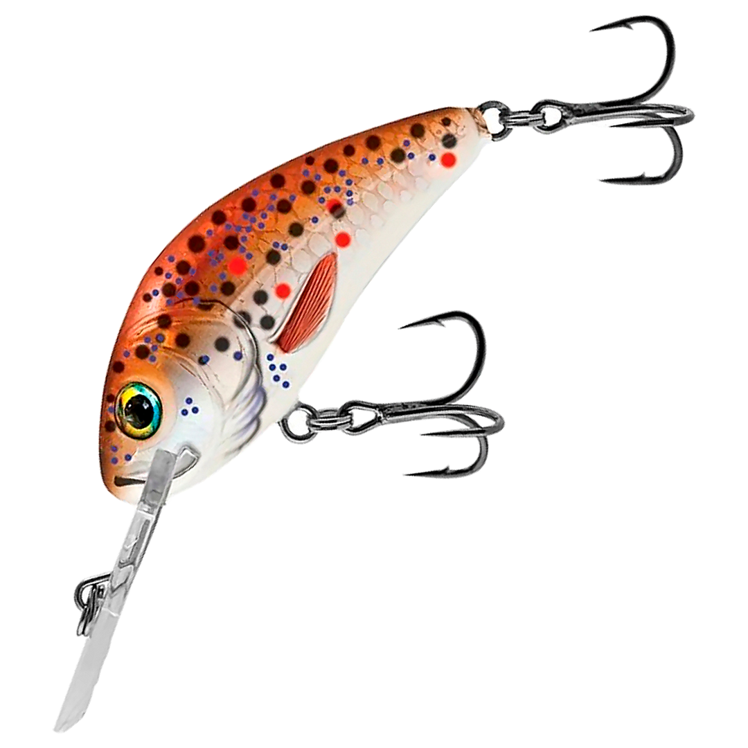Salmo Hornet 4cm 3g Kelluva vaappu, väri BHT: ruskea selkä, tummat pilkut ja vaalea kylki