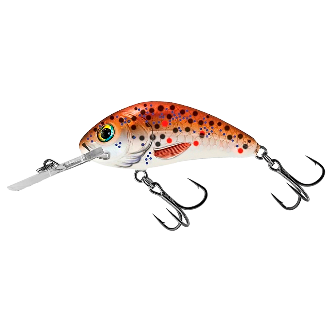 Salmo Hornet 4cm 3g Kelluva vaappu BHT sivulta, pää vasemmalla