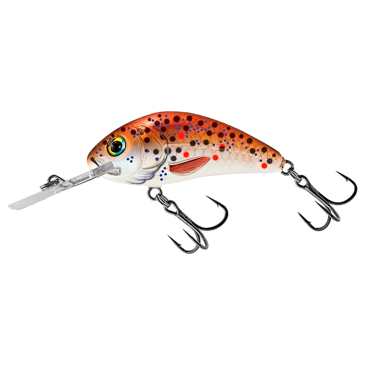 Salmo Hornet 4cm 3g Kelluva vaappu BHT sivulta, pää vasemmalla