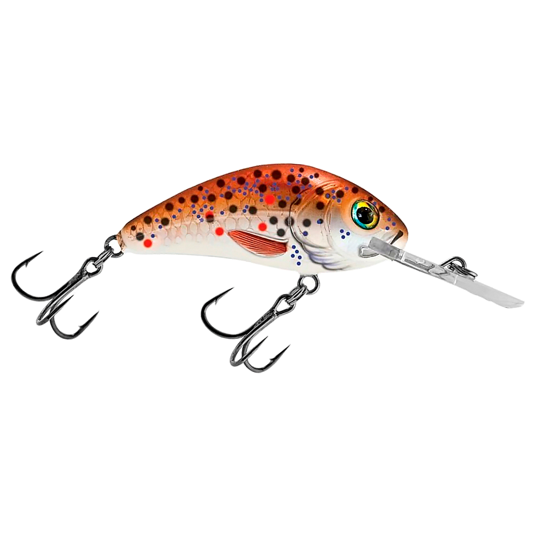 Salmo Hornet 4cm 3g Kelluva vaappu BHT sivulta, pää oikealla