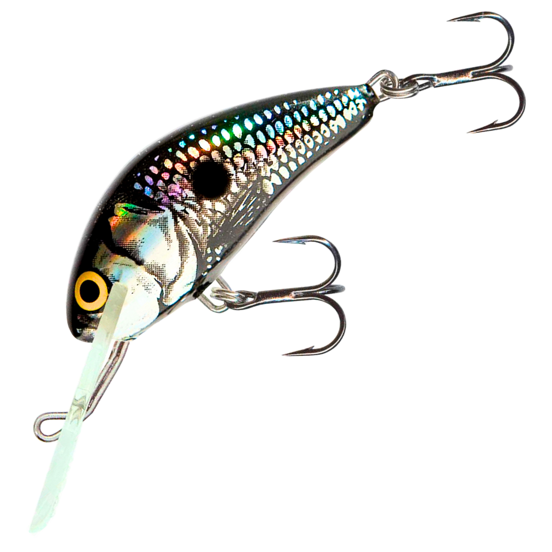 Salmo Hornet 4cm 3g Kelluva vaappu, väri BSS - Black Silver Shad: musta selkä, hopeinen kylki ja musta täplä