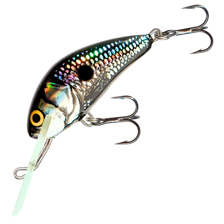 Salmo Hornet 4cm 3g Kelluva vaappu, väri BSS - Black Silver Shad: musta selkä, hopeinen kylki ja musta täplä
