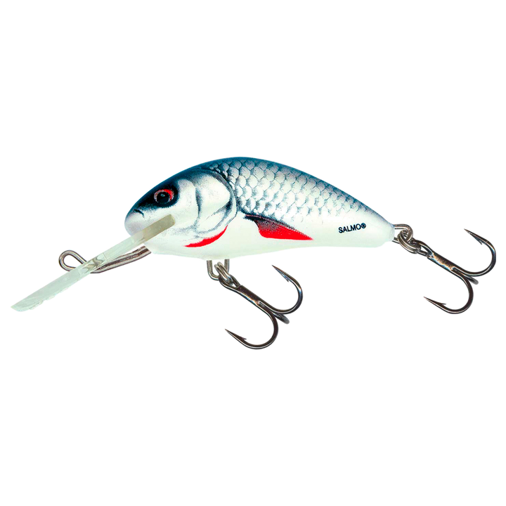 Salmo Hornet 4cm 3g Kelluva vaappu Dace sivulta, pää vasemmalla