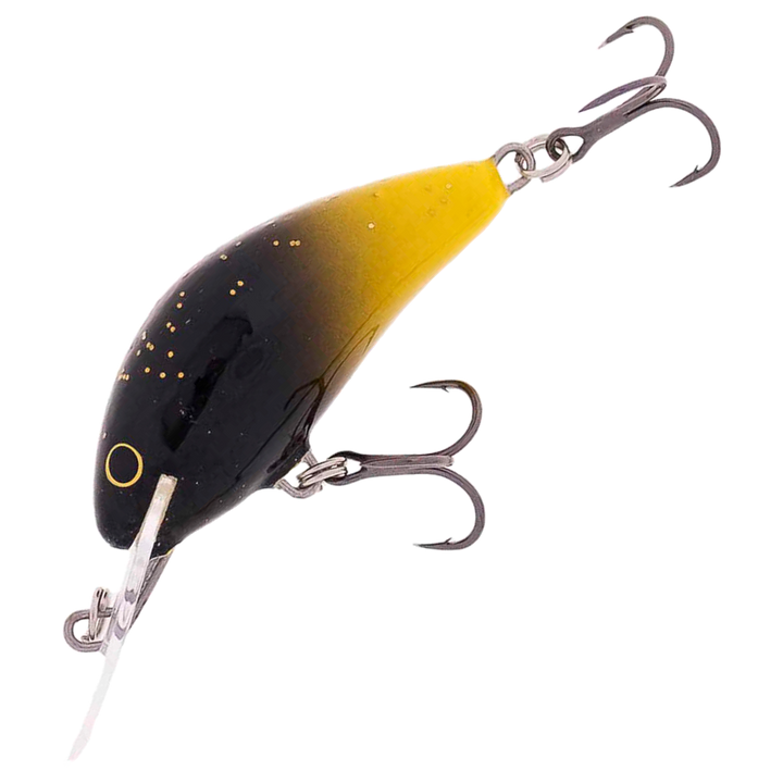 Salmo Hornet 4cm 3g Kelluva vaappu, väri KEL: musta etuosa ja keltainen takaosa