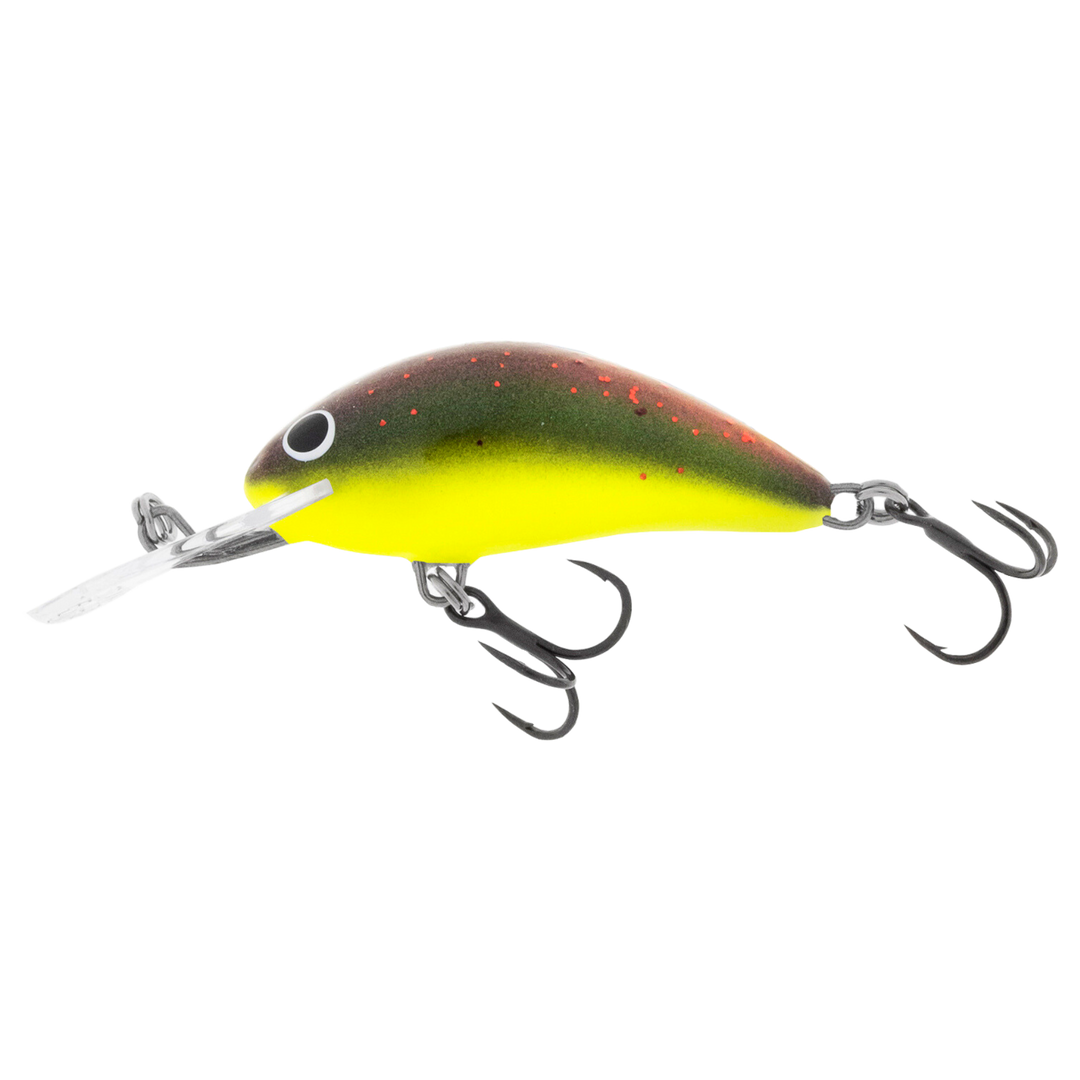 Salmo Hornet 4cm 3g Kelluva vaappu ORY sivulta, pää vasemmalla