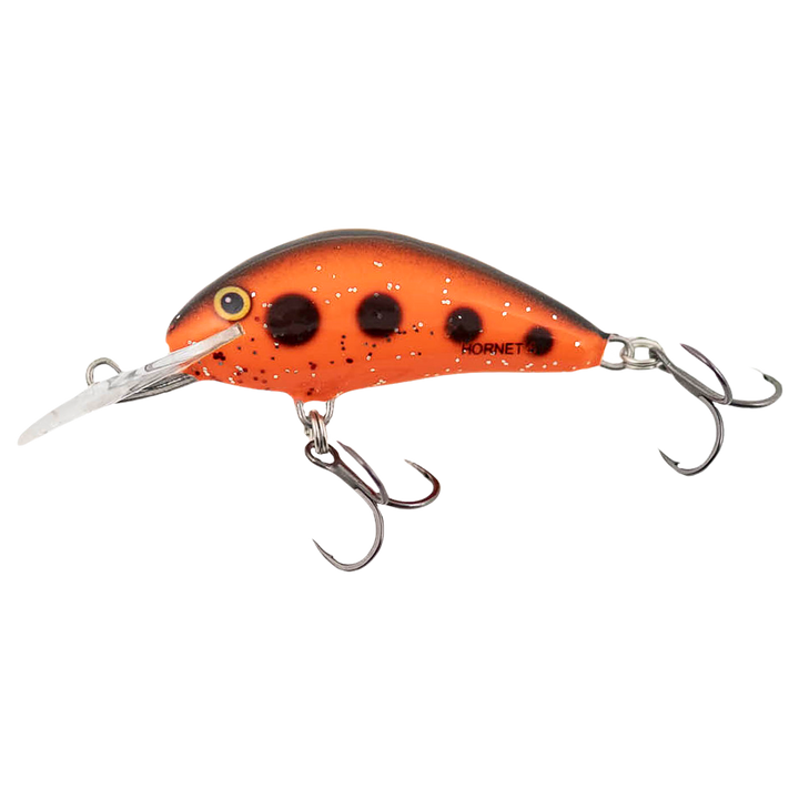 Salmo Hornet 4cm 3g Kelluva vaappu SRB sivulta, pää vasemmalla