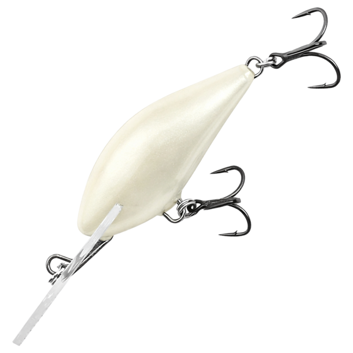 Salmo Hornet 5cm 7g Kelluva vaappu runko, väri Pearl: helmenvalkoinen runko