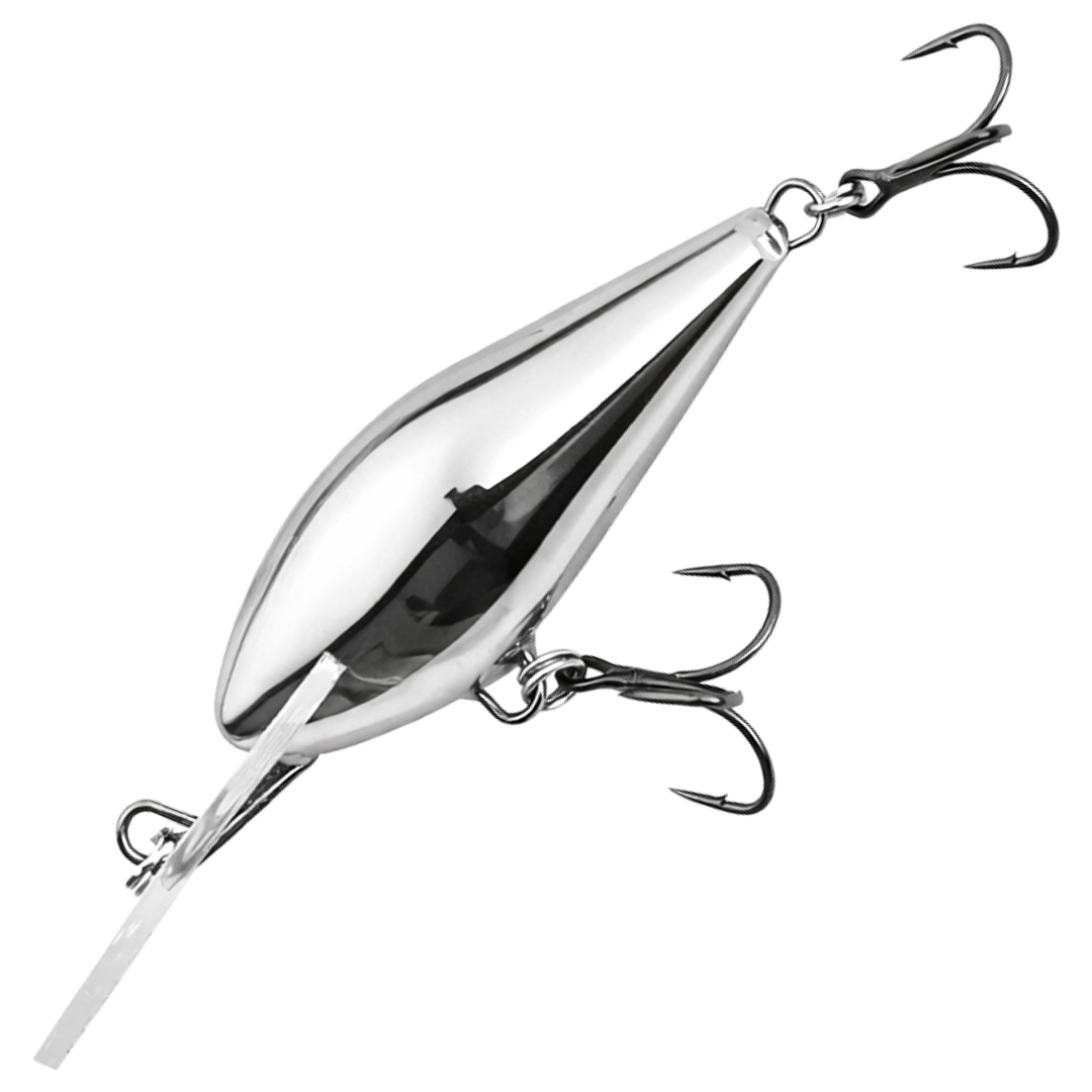 Salmo Hornet 5cm 7g Kelluva vaappu runko, väri Silver: kromattu hopeinen runko