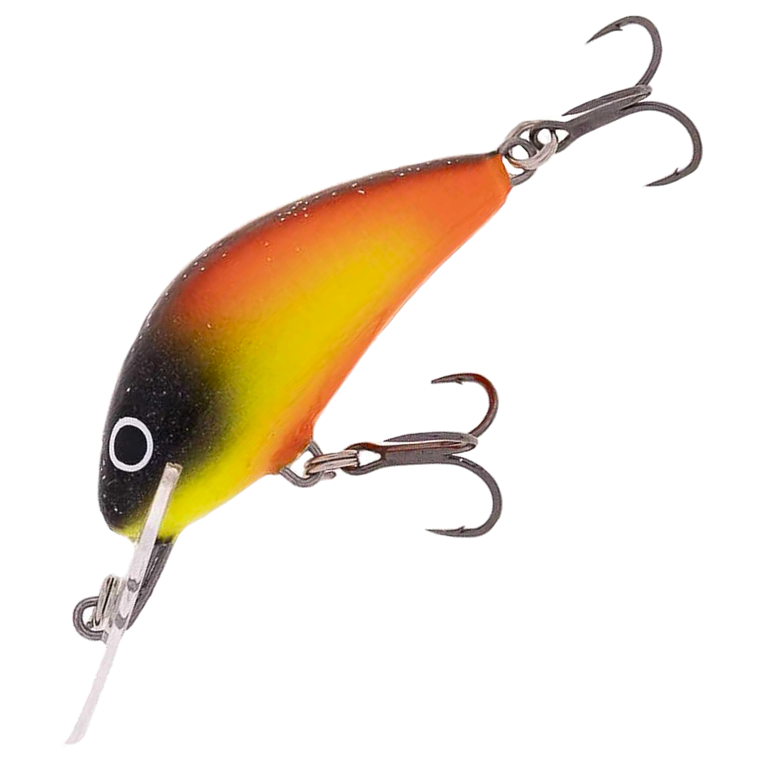 Salmo Rattlin' Hornet Kelluva Vaappu 4.5cm 6g, väri MUR: musta pää, keltainen keskiosa ja oranssi takaosa