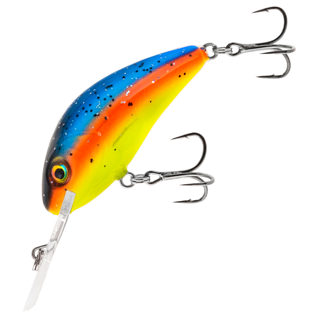 Salmo Rattlin' Hornet Kelluva Vaappu 4.5cm 6g, väri TPJ: sininen selkä, keltainen kylki ja oranssi vatsa