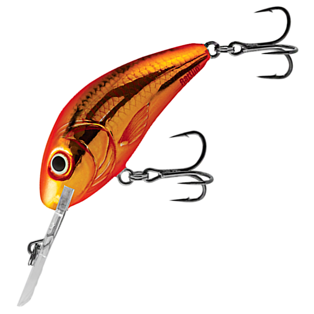 Salmo Rattlin' Hornet Kelluva Vaappu 4.5cm 6g, väri UV ORANGE CRUSH: oranssi runko ja punaruskea kuvio