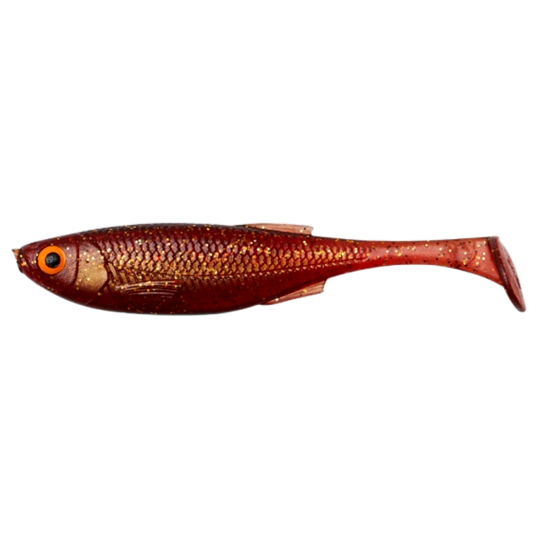 Savage Gear Craft Shad Jigi 7.2cm 2.6g Motoroil sivulta, pää vasemmalla