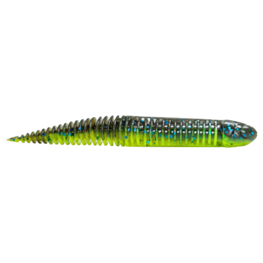 Savage Gear Ned Dragon Tail Slug 10cm 5.5g Jigi 5kpl | Chartreuse Pumpkin