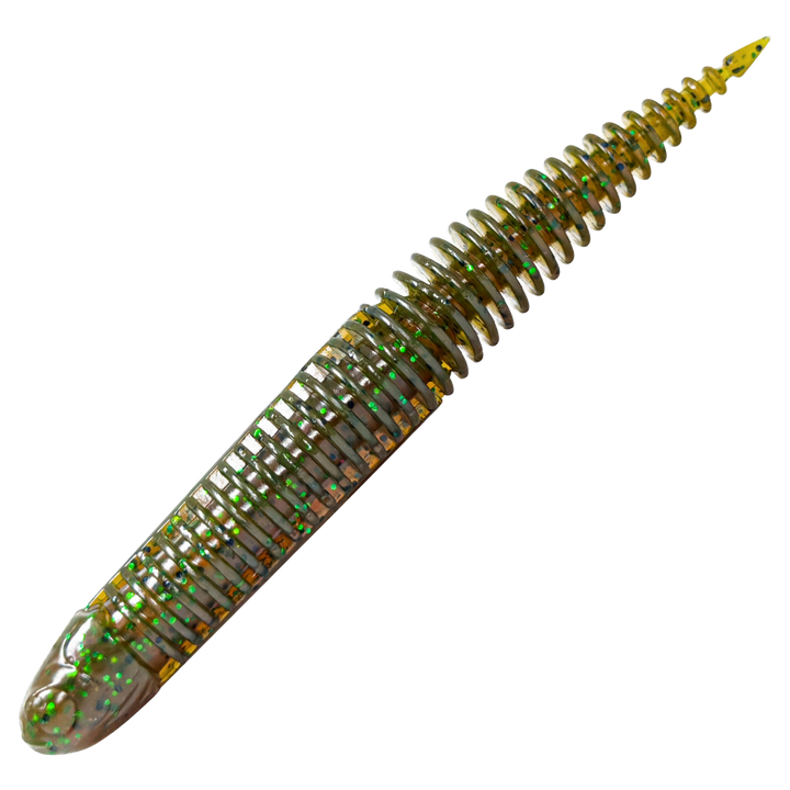 Savage Gear Ned Dragon Tail Slug 8,8cm 4g Jigi 5kpl | Green Pumpkin