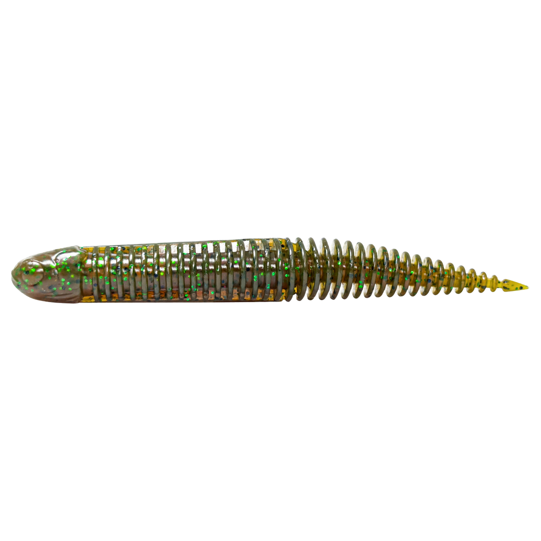 Savage Gear Ned Dragon Tail Slug 8,8cm 4g Jigi 5kpl | Green Pumpkin
