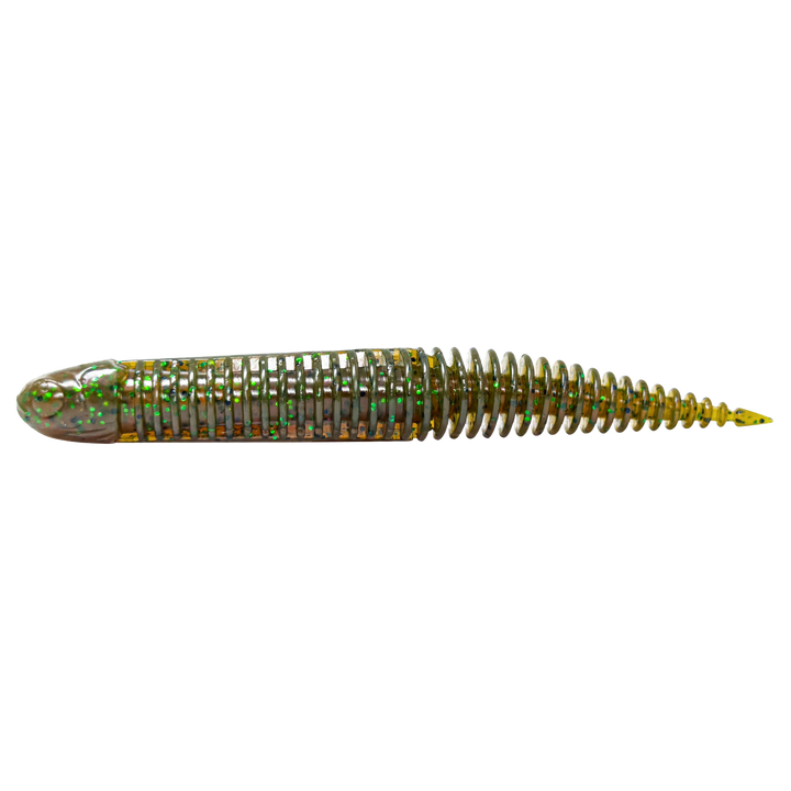 Savage Gear Ned Dragon Tail Slug 8,8cm 4g Jigi 5kpl | Green Pumpkin