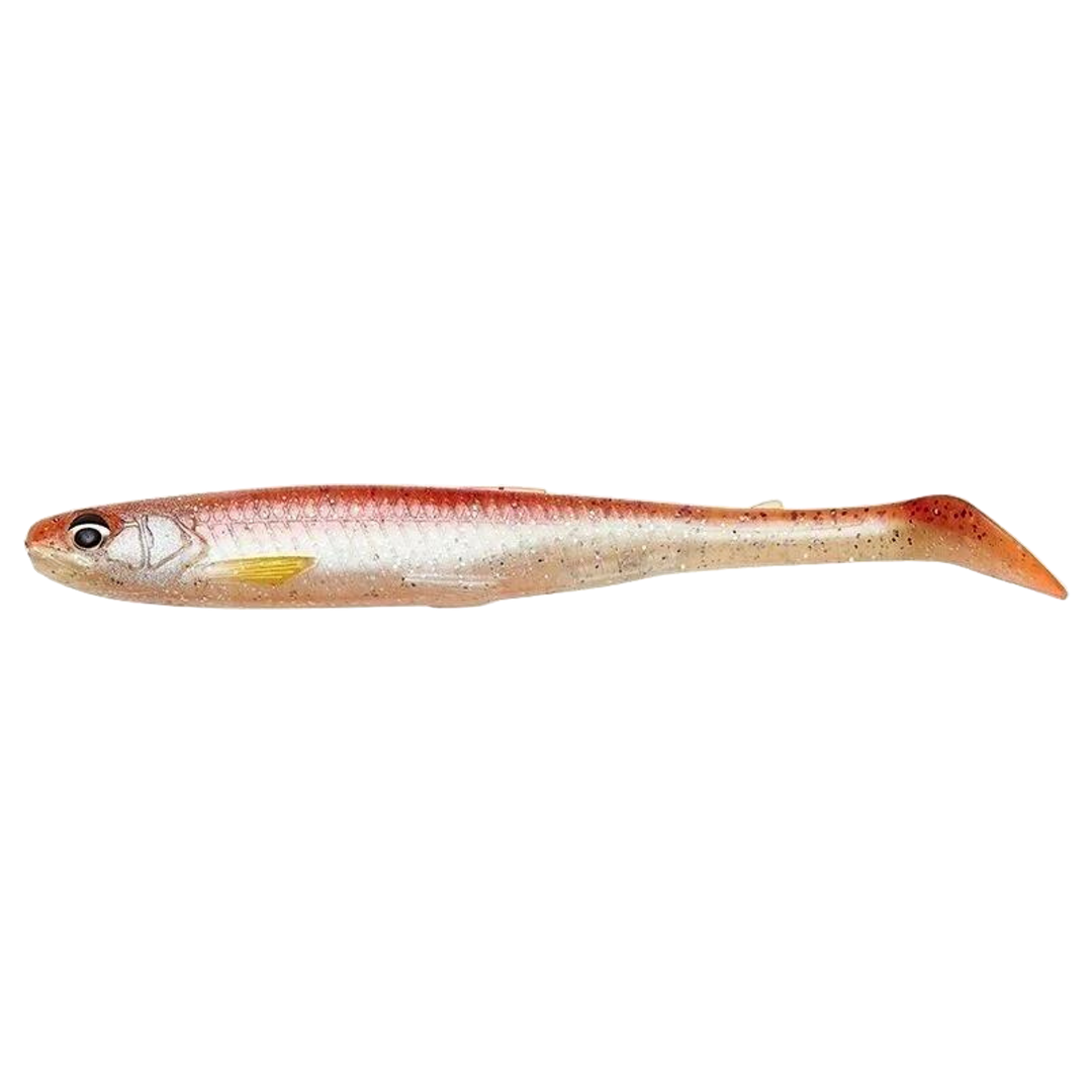 Savage Gear Slender Scoop Shad Jigi 11cm Smelt sivulta, pää vasemmalla
