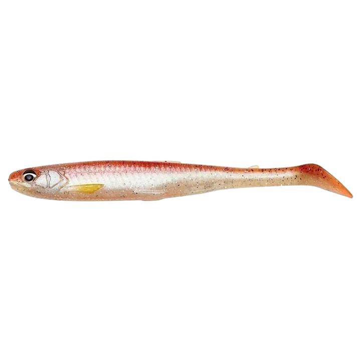Savage Gear Slender Scoop Shad Jigi 11cm Smelt sivulta, pää vasemmalla