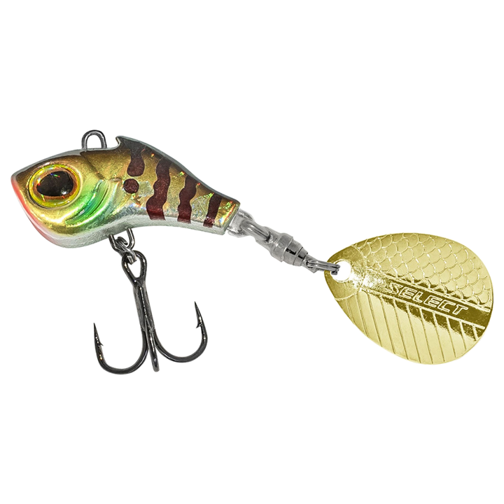 Select Turbo II Spintail 10g 13 sivulta, pää vasemmalla