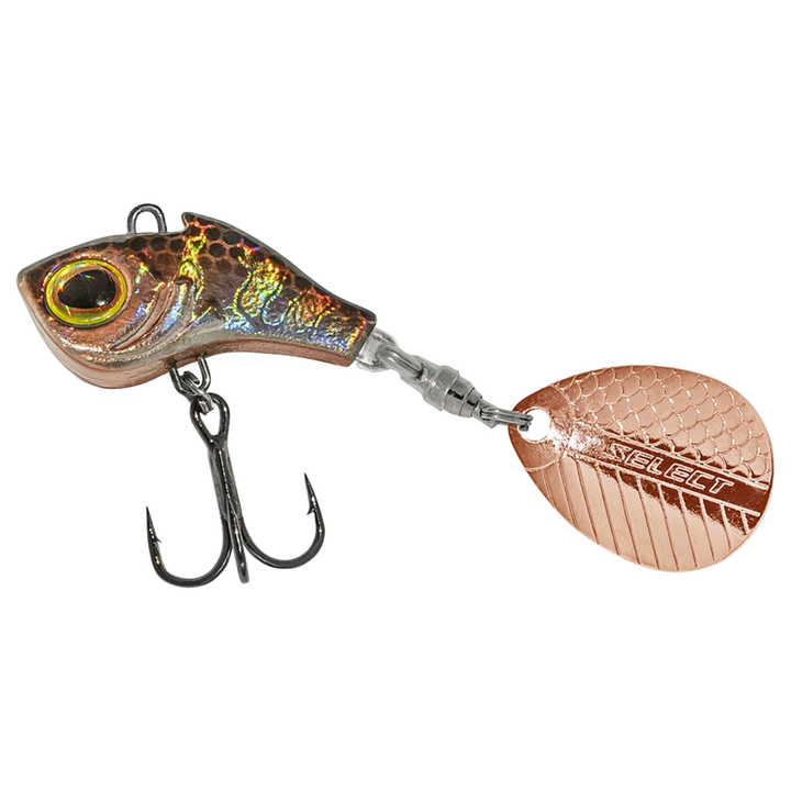Select Turbo II Spintail 10g 16 sivulta, pää vasemmalla
