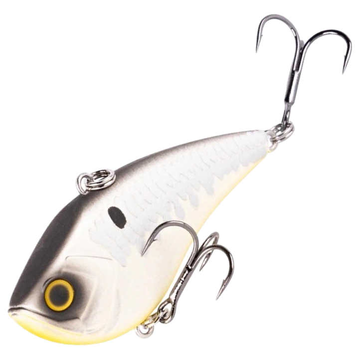 Shimano Yasei Chaos Crank S Vaappu 60mm 11g, väri Matt White: musta päälaki, valkoinen runko ja keltainen leuka