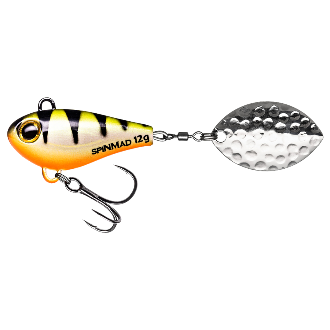 Spinmad Jigmaster Spintail 12g 1401 sivulta, pää vasemmalla