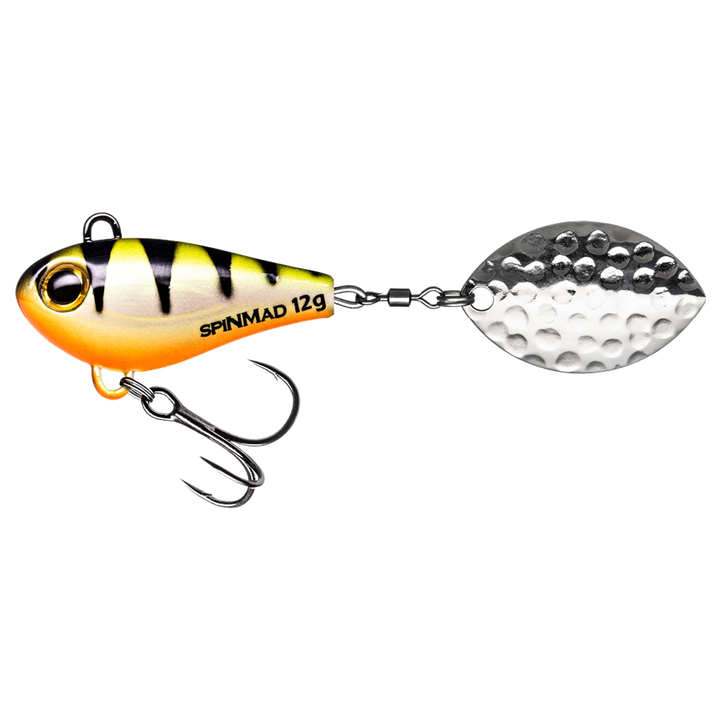 Spinmad Jigmaster Spintail 12g 1401 sivulta, pää vasemmalla