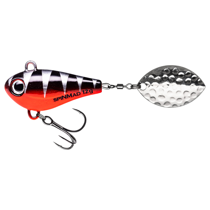 Spinmad Jigmaster Spintail 12g 1410 sivulta, pää vasemmalla