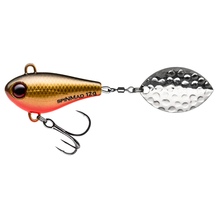 Spinmad Jigmaster Spintail 12g 1413 sivulta, pää vasemmalla