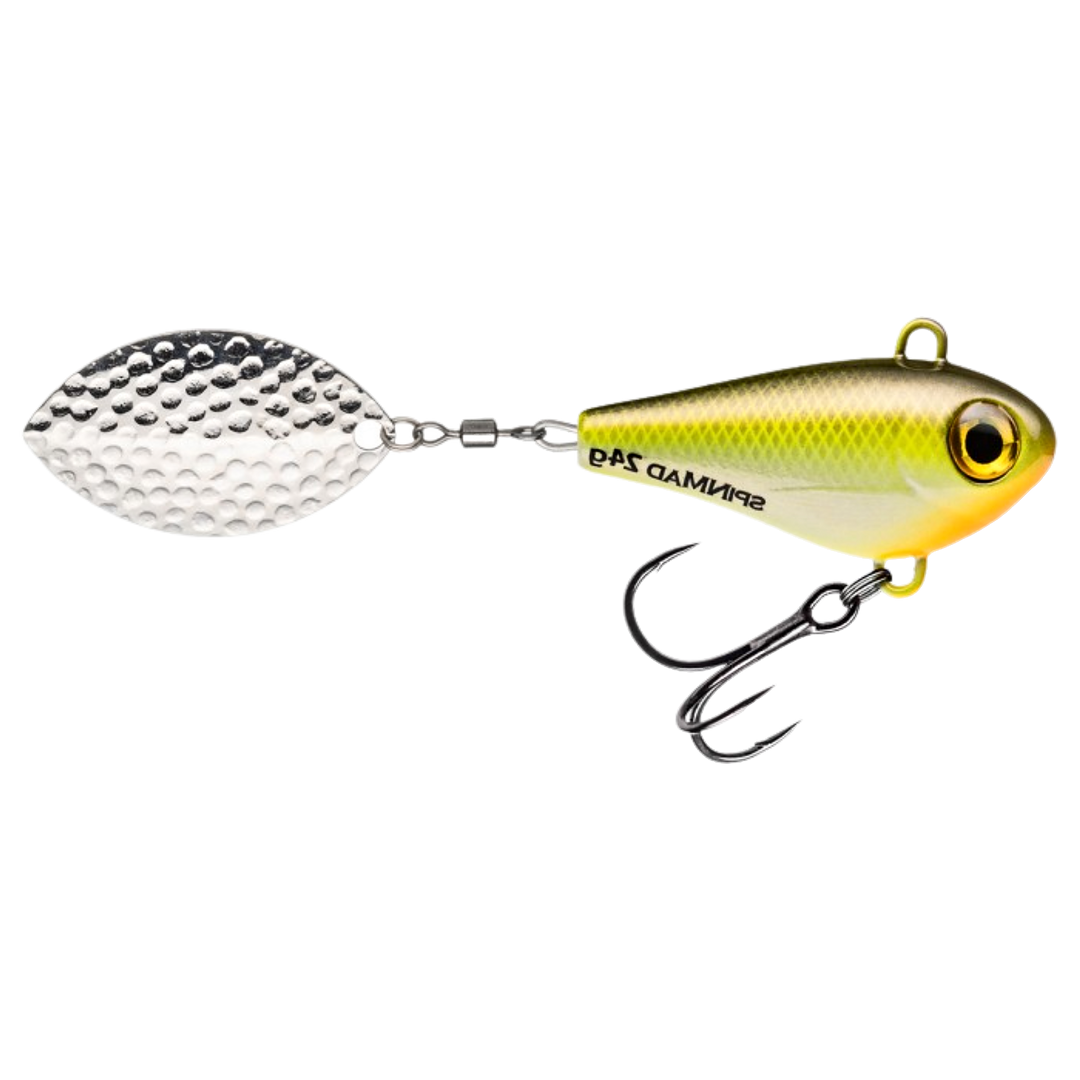 Spinmad Jigmaster Spintail 24g 1514 sivulta, pää oikealla