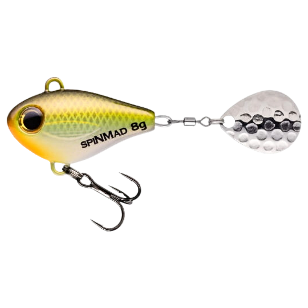 Spinmad Jigmaster Spintail 8g 2306 sivulta, pää vasemmalla