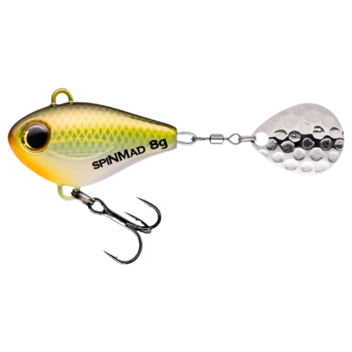 Spinmad Jigmaster Spintail 8g 2306 sivulta, pää vasemmalla