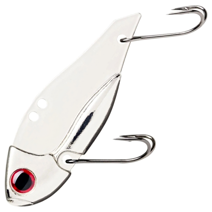 Storm Gomoku Ultra Blade 13g 5cm, väri UV Silver: läpikuultava runko ja hopeinen keskiosa