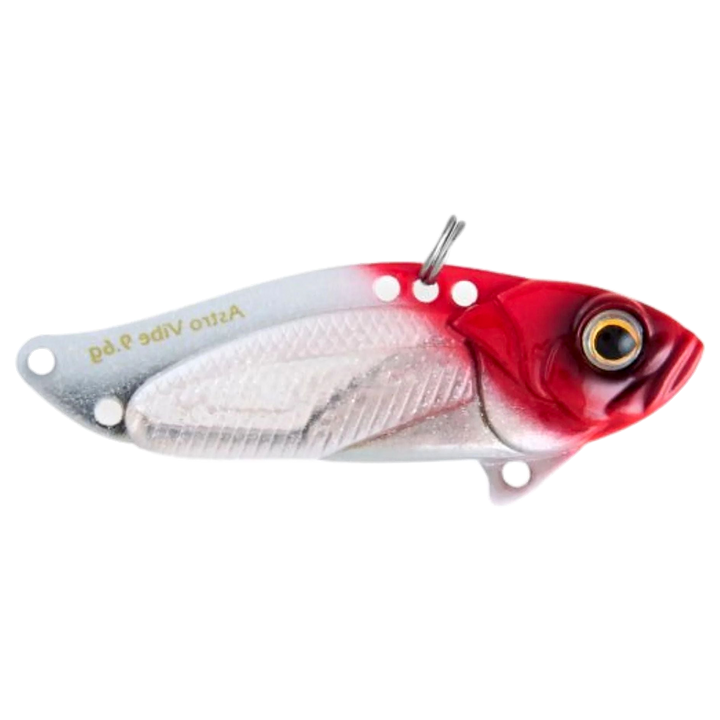 Strike Pro Astro Vibe UV Blade 16.7g 5.5cm 022PEA sivulta, pää oikealla