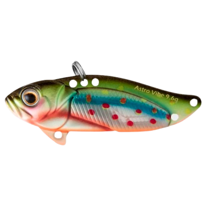 Strike Pro Astro Vibe UV Blade 16.7g 5.5cm 964E sivulta, pää vasemmalla