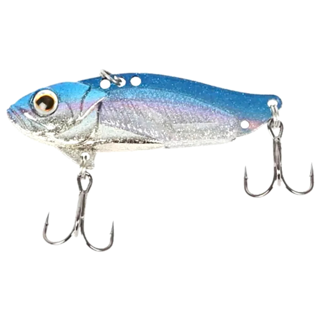 Strike Pro Astro Vibe UV Blade 16.7g 5.5cm A195E sivulta, pää vasemmalla