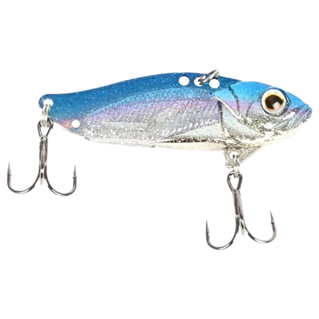 Strike Pro Astro Vibe UV Blade 16.7g 5.5cm A195E sivulta, pää oikealla