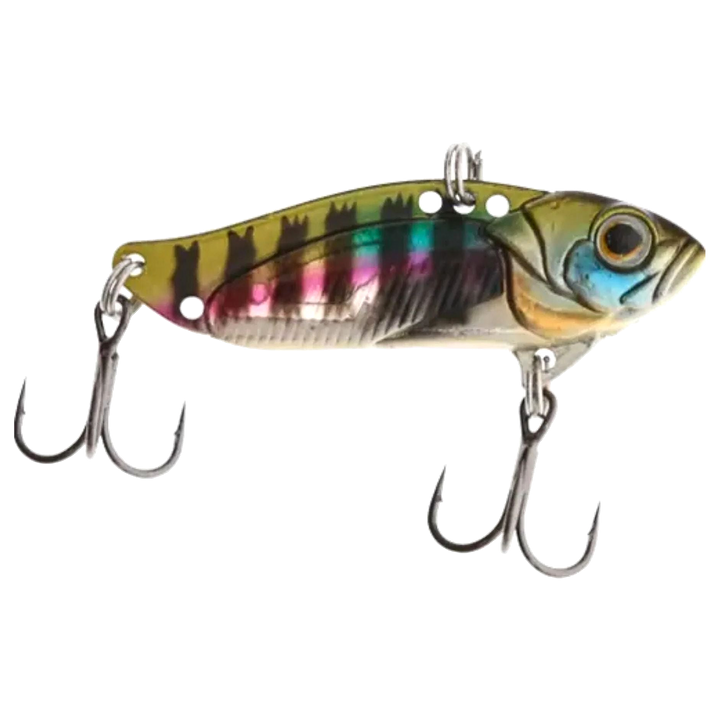 Strike Pro Astro Vibe UV Blade 26g 6.5cm Blue Gill sivulta, pää oikealla