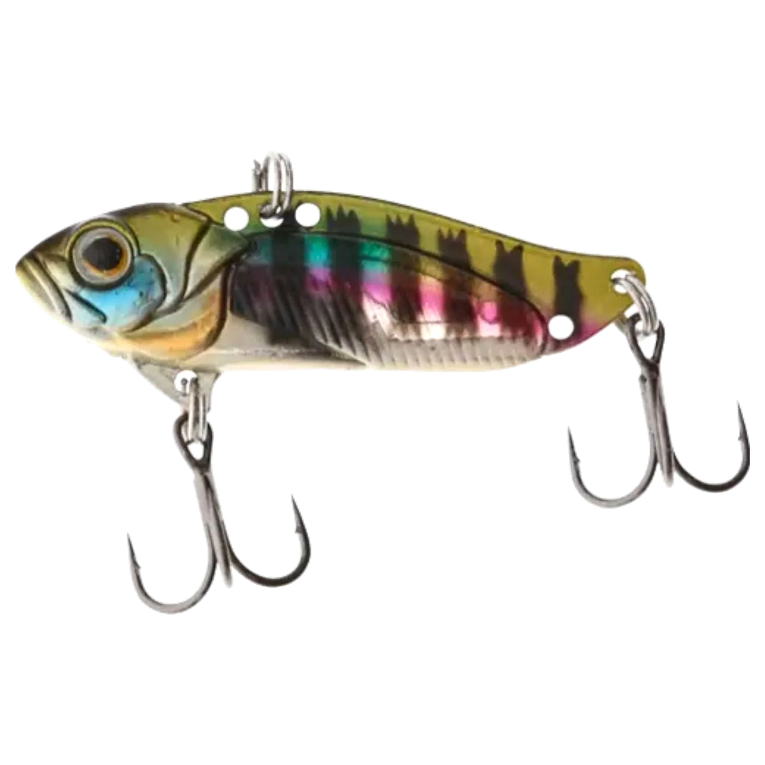 Strike Pro Astro Vibe UV Blade 9.6g 4.5cm Blue Gill sivulta, pää vasemmalla
