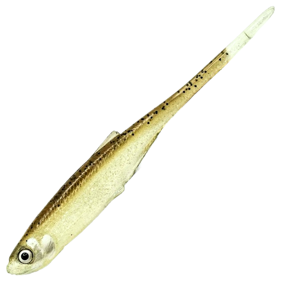 Dominator URSB Salakka V-Pyrstö Jigi 11cm, väri VOGS: oliivinruskea selkä ja kellertävä kylki