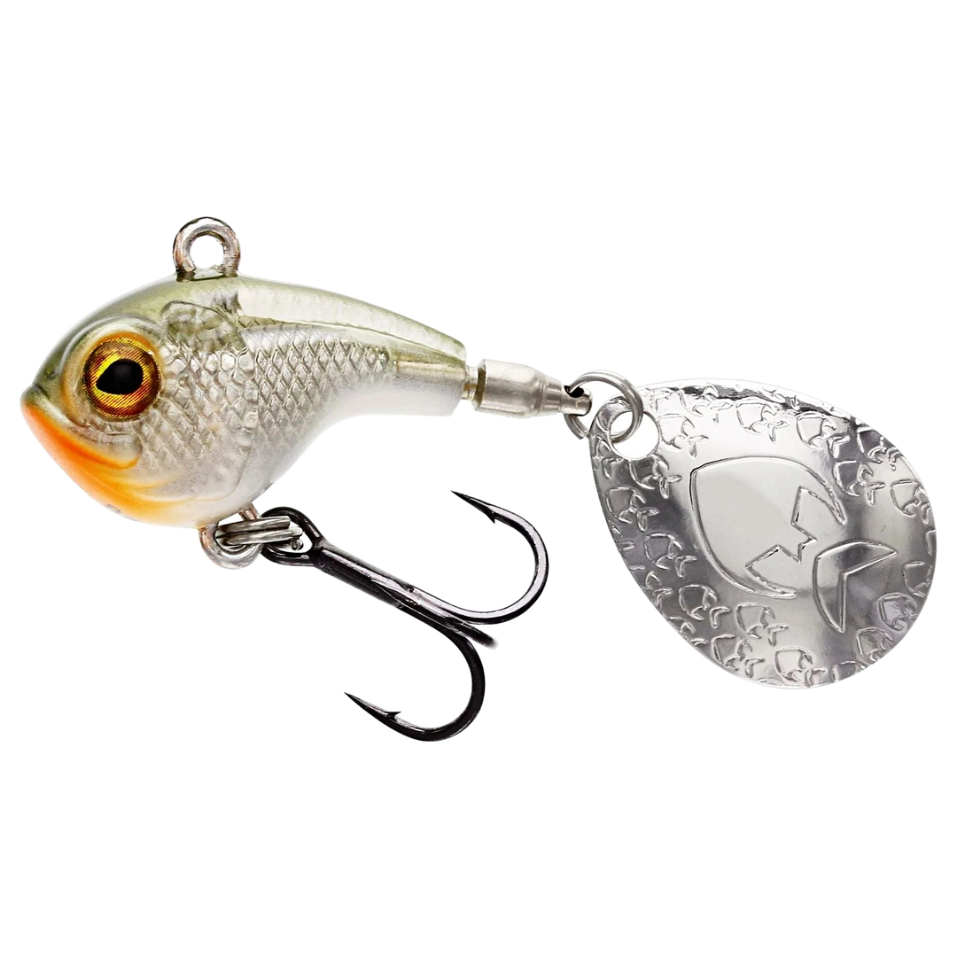 Westin DropBite Spintail 8g 2.6cm Clear Olive sivulta, pää vasemmalla