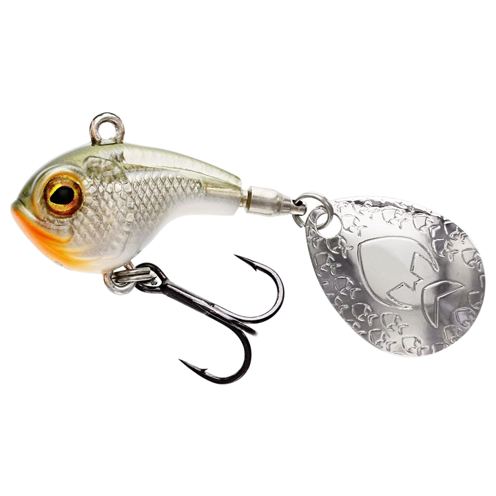 Westin DropBite Spintail 8g 2.6cm Clear Olive sivulta, pää vasemmalla