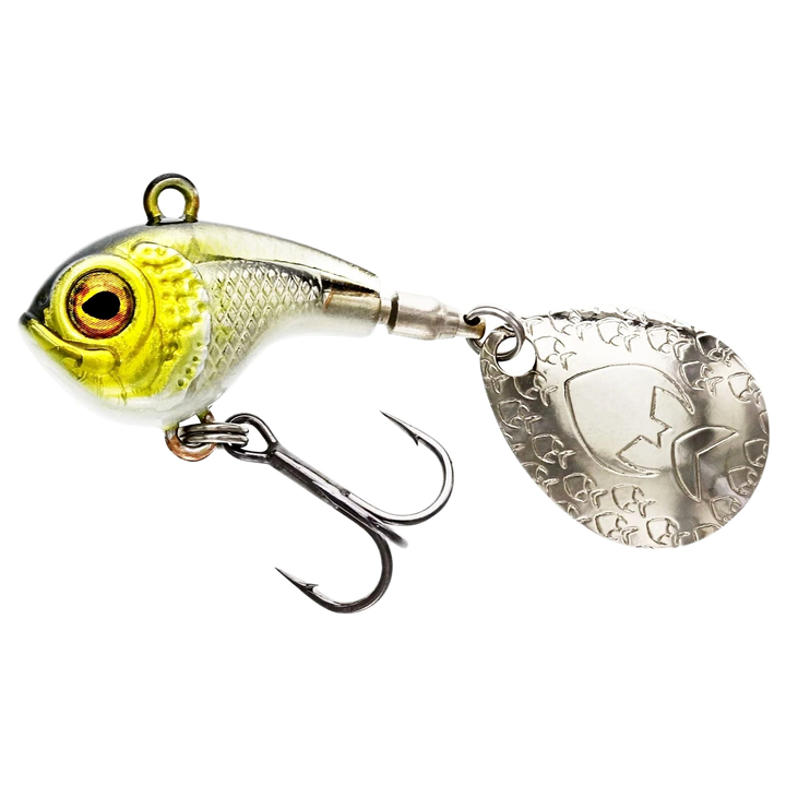 Westin DropBite Spintail 8g 2.6cm Headlight sivulta, pää vasemmalla