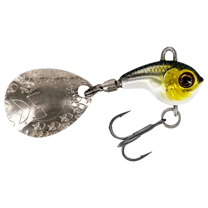 Westin DropBite Tungsten Spintail 1.6cm 7g Headlight sivulta, pää oikealla