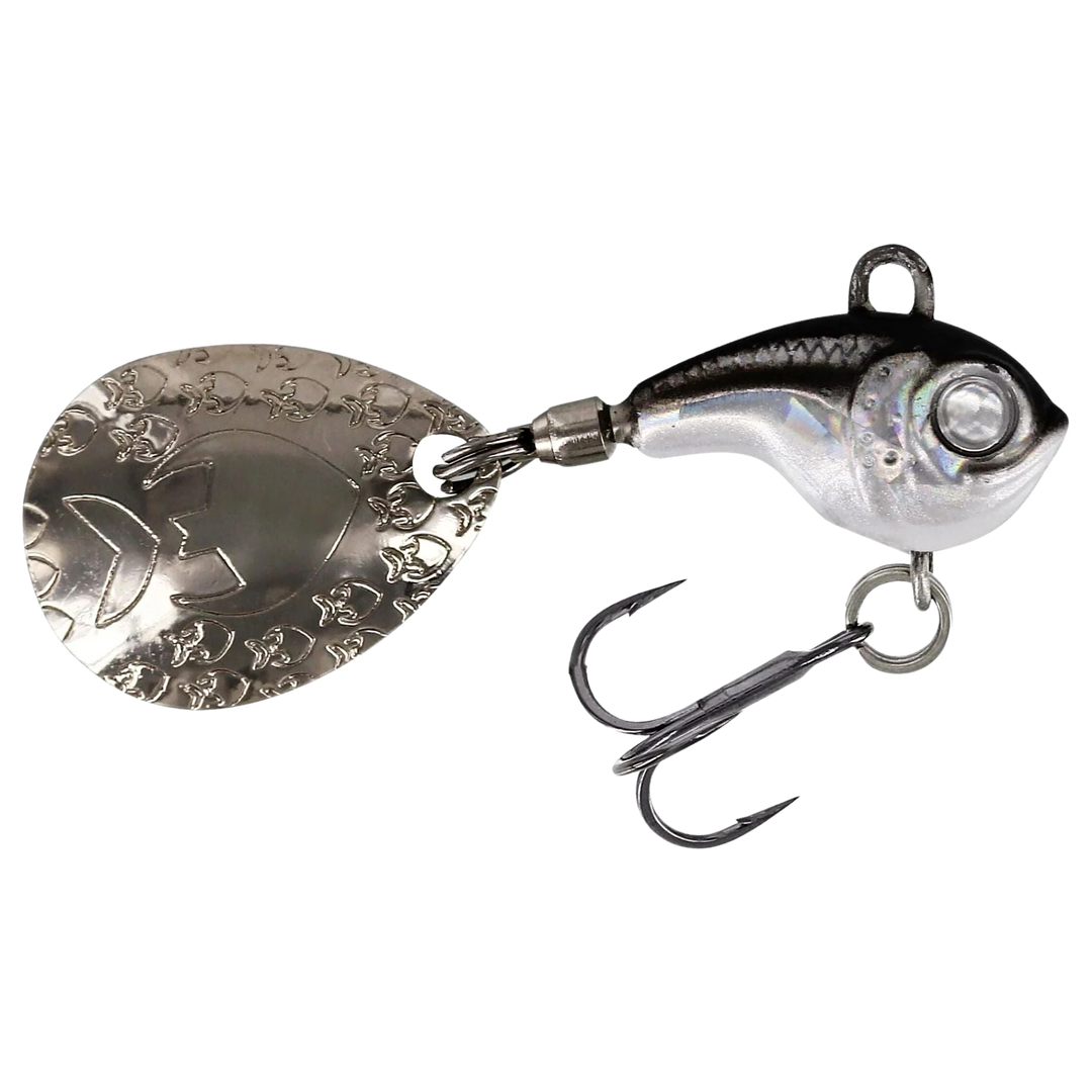 Westin DropBite Tungsten Spintail 2.2cm 18g Diamond sivulta, pää oikealla