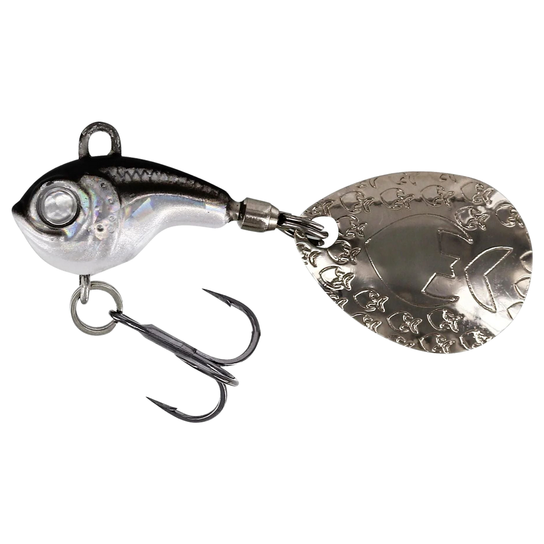 Westin DropBite Tungsten Spintail 2cm 13g Diamond sivulta, pää vasemmalla