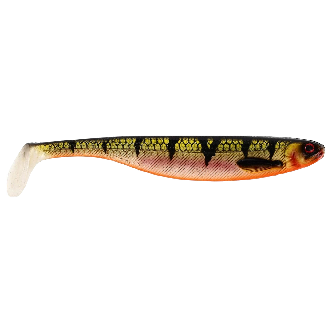 Westin ShadTeez Slim Jigi 10cm Bling Perch sivulta, pää oikealla